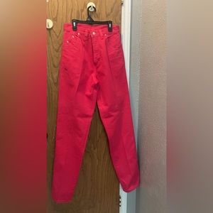 Pink wide leg wrangler trousers size 10x36